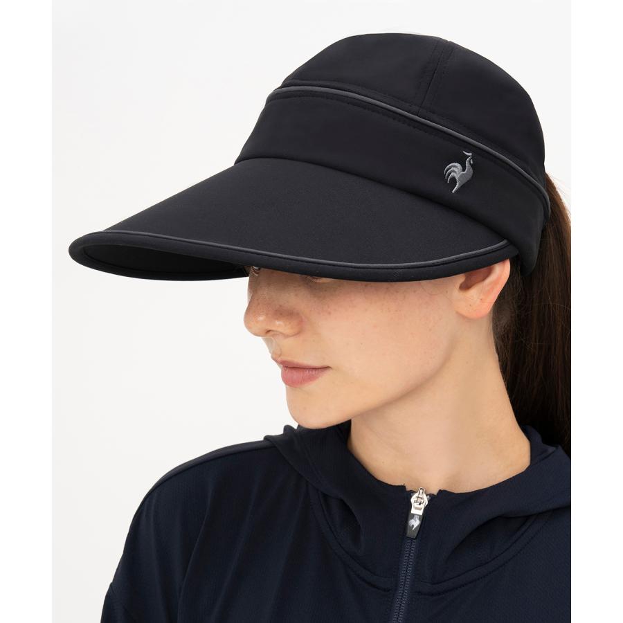 ルコックスポルティフ★セットアップ★ネイビー★サンバイザー★3点セット【サイズS ルコックスポルティフ ゴルフ le coq sportif golf 日よけサン