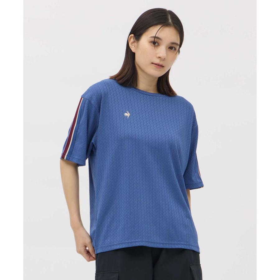 le coq sportif（ルコックスポルティフ） 公式 ジャガード半袖Tシャツ