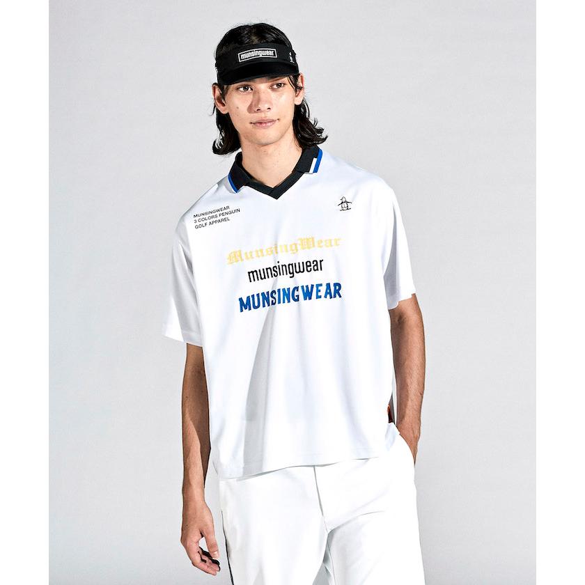 Munsingwear - 新品☆マンシングウェア バックシャン 半袖ポロシャツ☆白☆Lサイズ reonard_1-240001160876