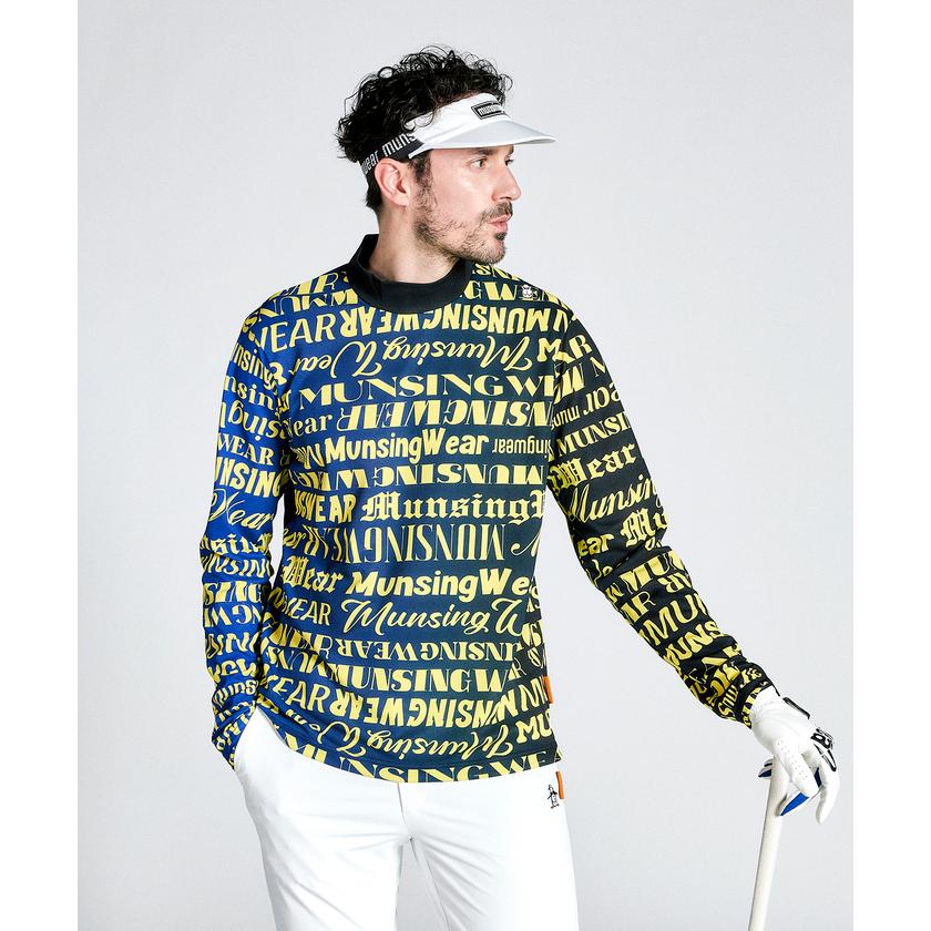 Munsingwear - 新品　munsingwear マンシングウェア　ストレッチ モックシャツ Munsingwear 公式 マンシングウェア モックネック 長袖シャツ