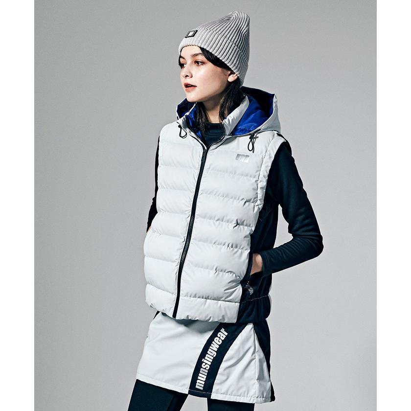 セール SALE 公式 マンシングウェア 中綿アウターベスト 防風 蓄熱保温  