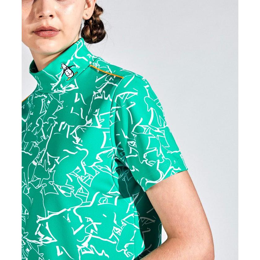【新品】マンシングウェア ENVOY防風裏起毛ネオンロゴモックネック長袖シャツL Munsingwear 【ENVOY】裏起毛モックネック長袖シャツ -デサント