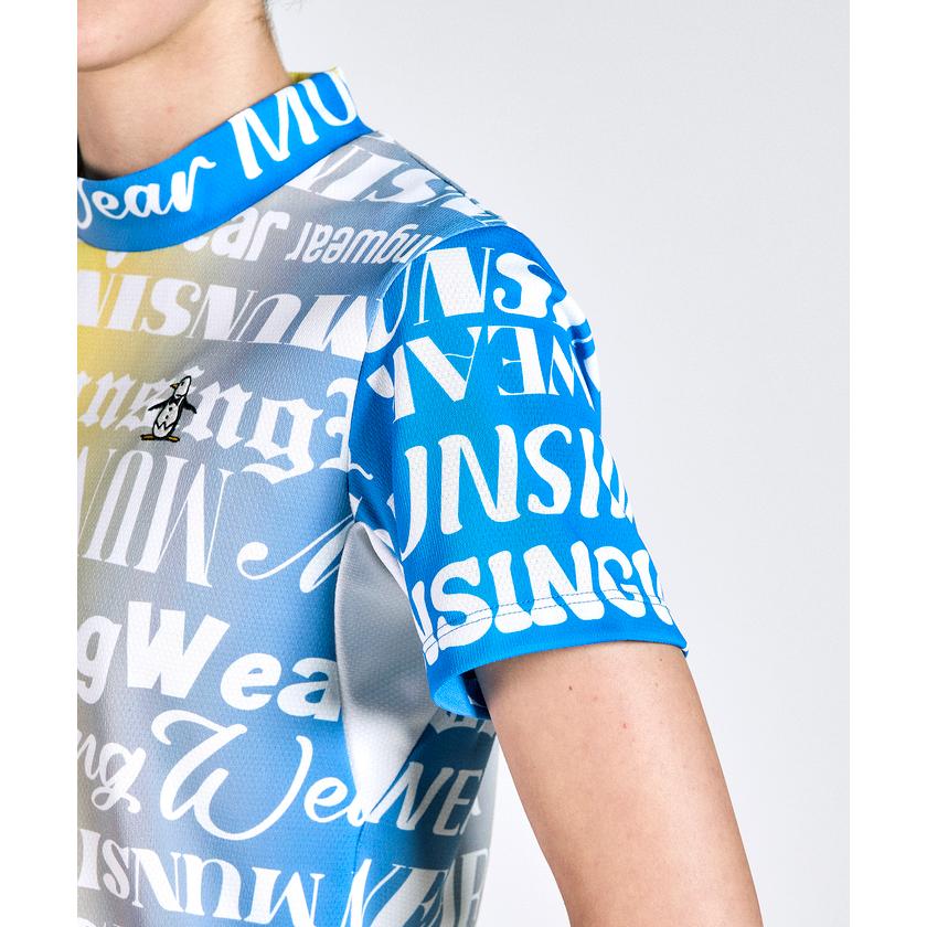 Munsingwear セール 公式 マンシングウェア モックネック 半袖 Munsingwear セール 公式 マンシングウェア モックネック 半袖