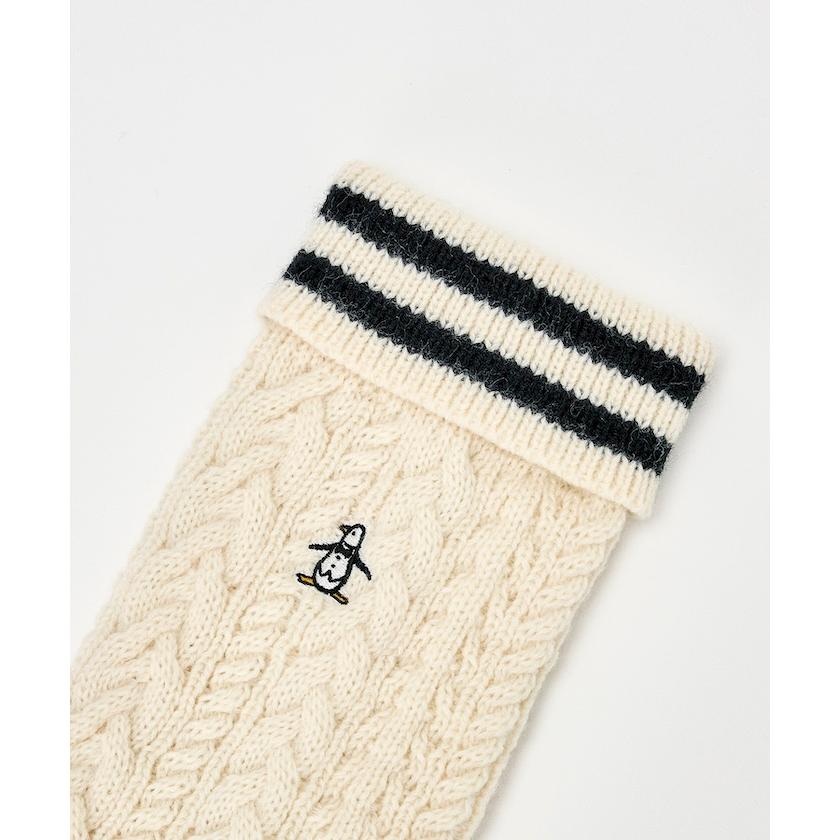 Munsingwear（マンシングウェア） 公式 ケーブル編み レッグウォーマー