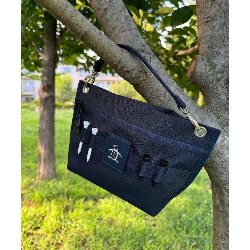 公式 マンシングウェア ミニポーチ メンズ レディース ティー差し 収納 ゴルフ カートバッグ MG4FBZ10M 24FW | Munsingwear