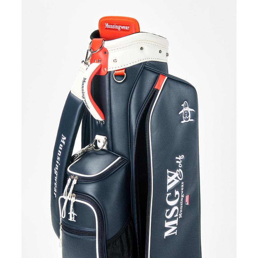 Munsingwear 公式 マンシングウェア 9型 キャディバッグ メンズ Munsingwear 公式 マンシングウェア 9型 キャディバッグ メンズ