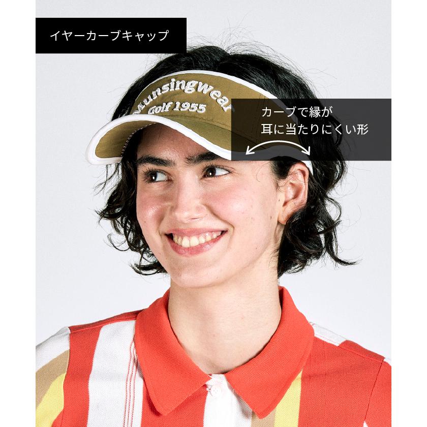 Munsingwear 公式 マンシングウェア イヤーカーブ サンバイザー Munsingwear 公式 マンシングウェア イヤーカーブ サンバイザー