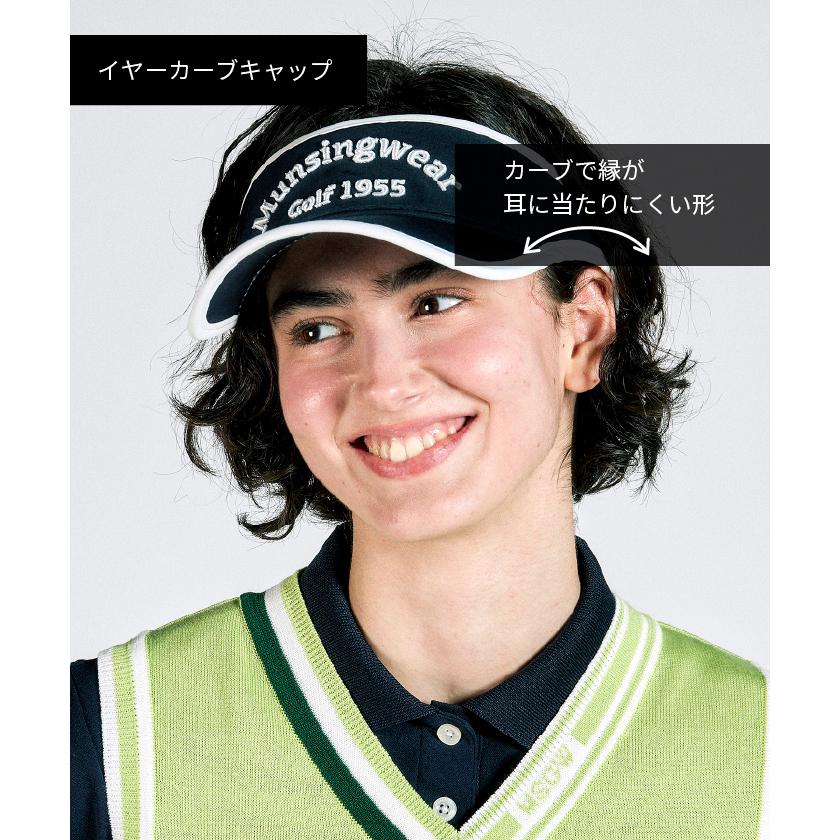 Munsingwear 公式 マンシングウェア イヤーカーブ サンバイザー Munsingwear 公式 マンシングウェア イヤーカーブ サンバイザー