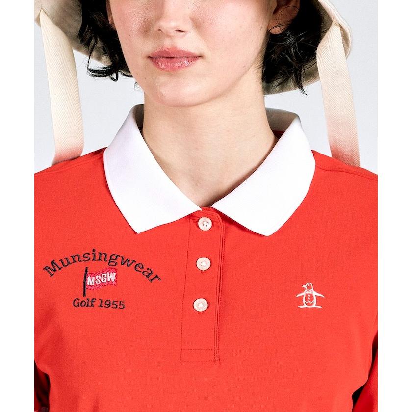Munsingwear 公式 マンシングウェア 鹿の子 半袖ポロシャツ
