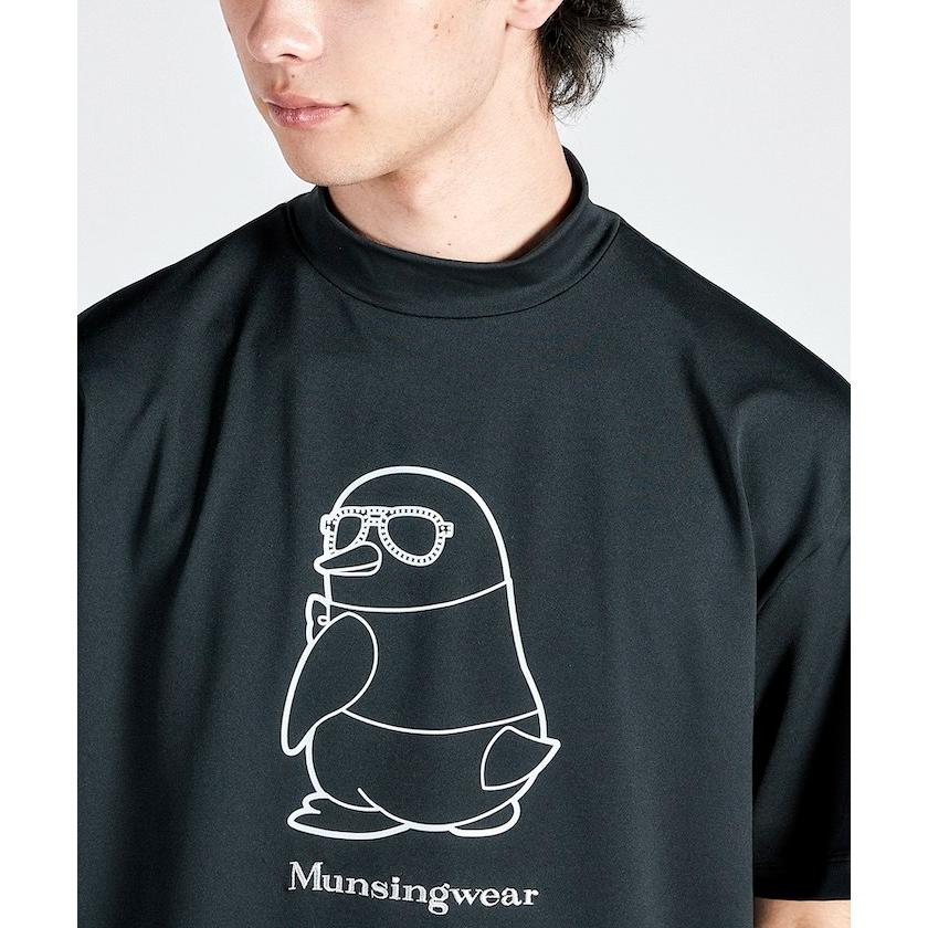 Munsingwear 公式 マンシングウェア 限定 黒いペンギンモック