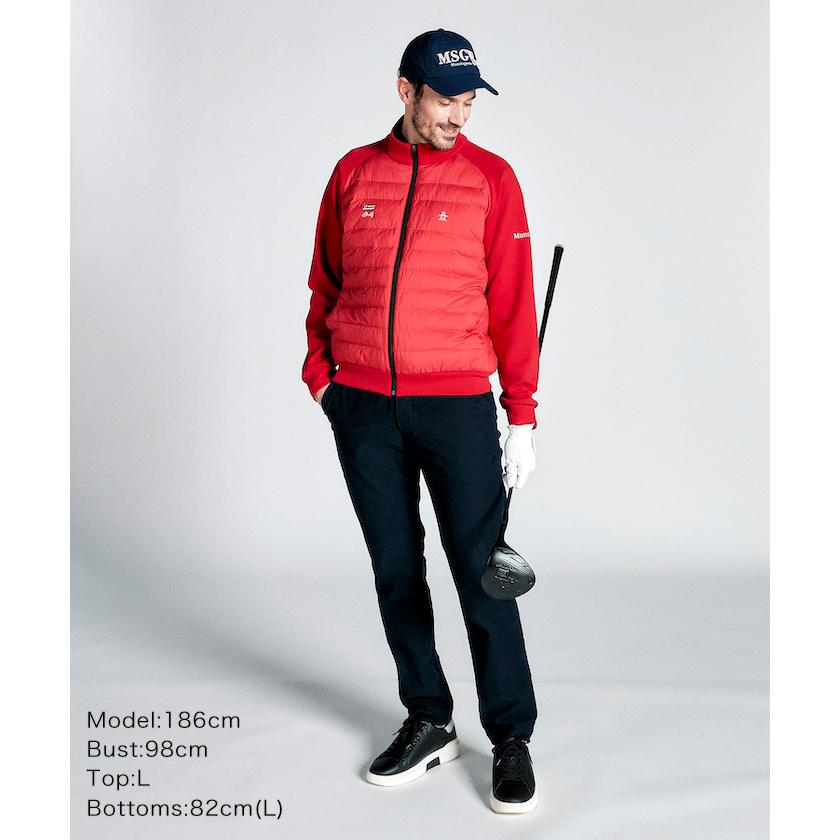 公式 マンシングウェア ハイブリッドブルゾン メンズ 撥水 蓄熱保温  