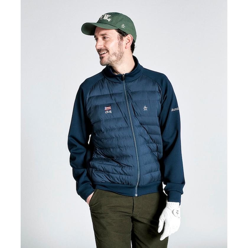 公式 マンシングウェア ハイブリッドブルゾン メンズ 撥水 蓄熱保温  