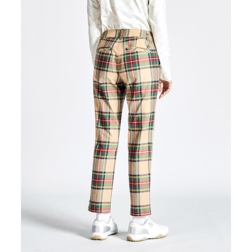 Munsingwear 公式 マンシングウェア ツイルチェック9分丈パンツ Munsingwear 公式 マンシングウェア ツイルチェック9分丈パンツ