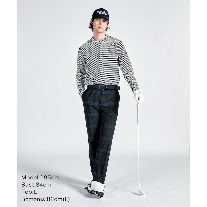 Munsingwear 公式 マンシングウェア ストレッチ ツイルチェック