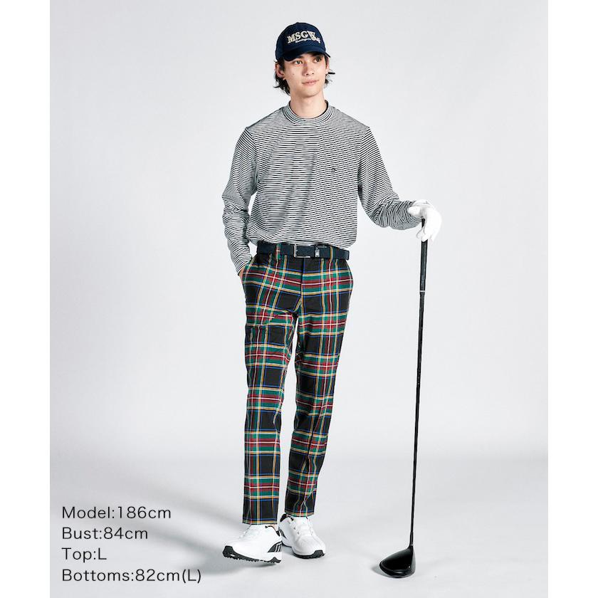 Munsingwear 公式 マンシングウェア ストレッチ ツイルチェック