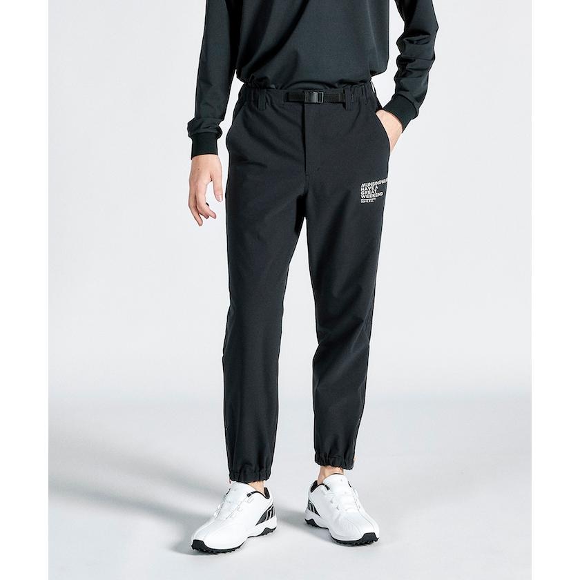【Munsing　マンシング】　新品未使用　黒色パンツ　ゴルフウエア MUNSINGWEAR(マンシングウェア) パンツ｜中古ゴルフウェア通販
