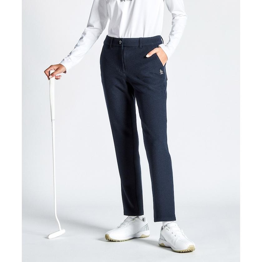 Munsingwear 公式 マンシングウェア 千鳥ジャカード9分丈パンツ
