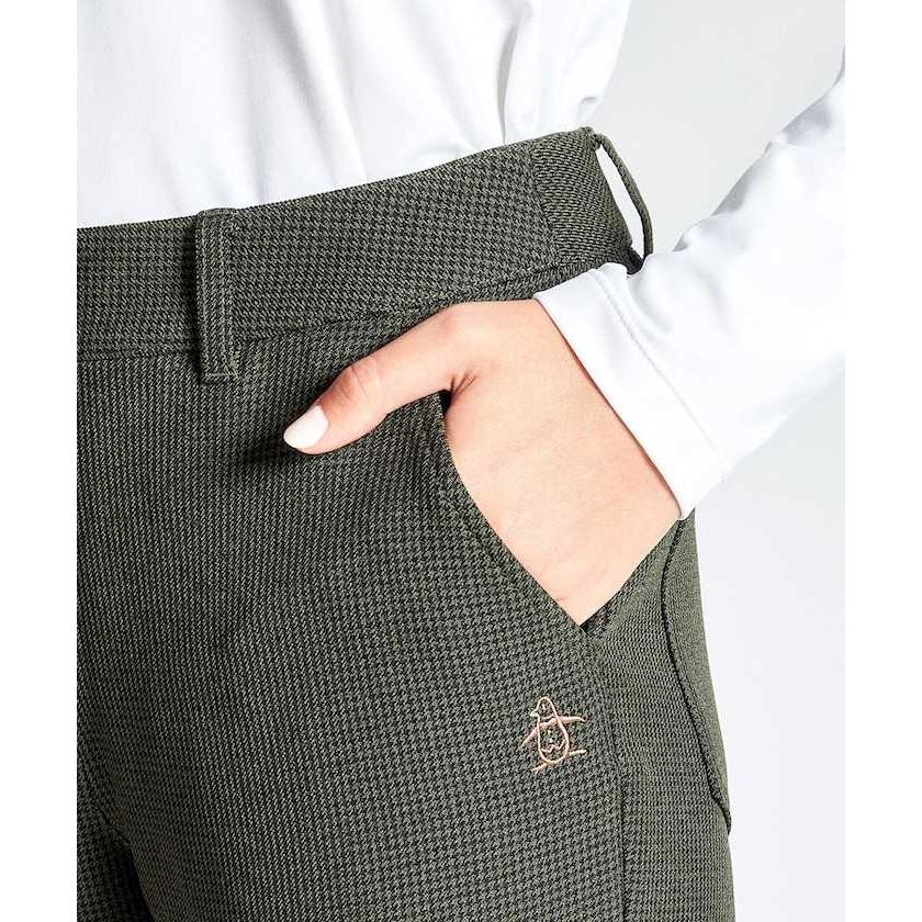 Munsingwear 公式 マンシングウェア 千鳥ジャカード9分丈パンツ