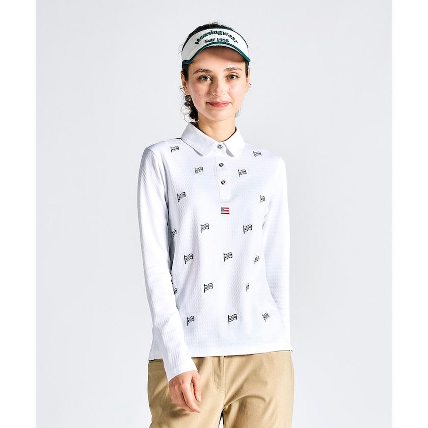 Munsingwear 公式 マンシングウェア 長袖ポロシャツ レディース