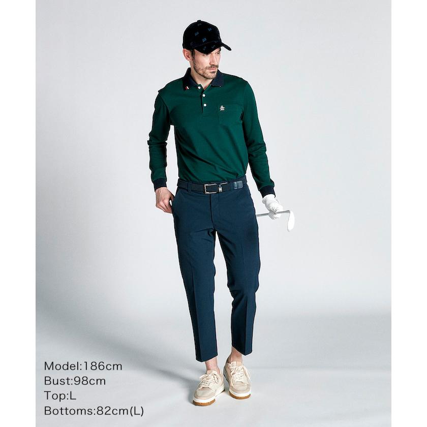 Munsingwear 公式 マンシングウェア ドット鹿の子 長袖 Munsingwear 公式 マンシングウェア ドット鹿の子 長袖