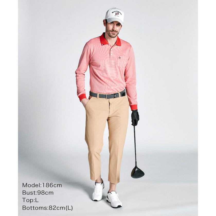 Munsingwear 公式 マンシングウェア ドット鹿の子 長袖 Munsingwear 公式 マンシングウェア ドット鹿の子 長袖