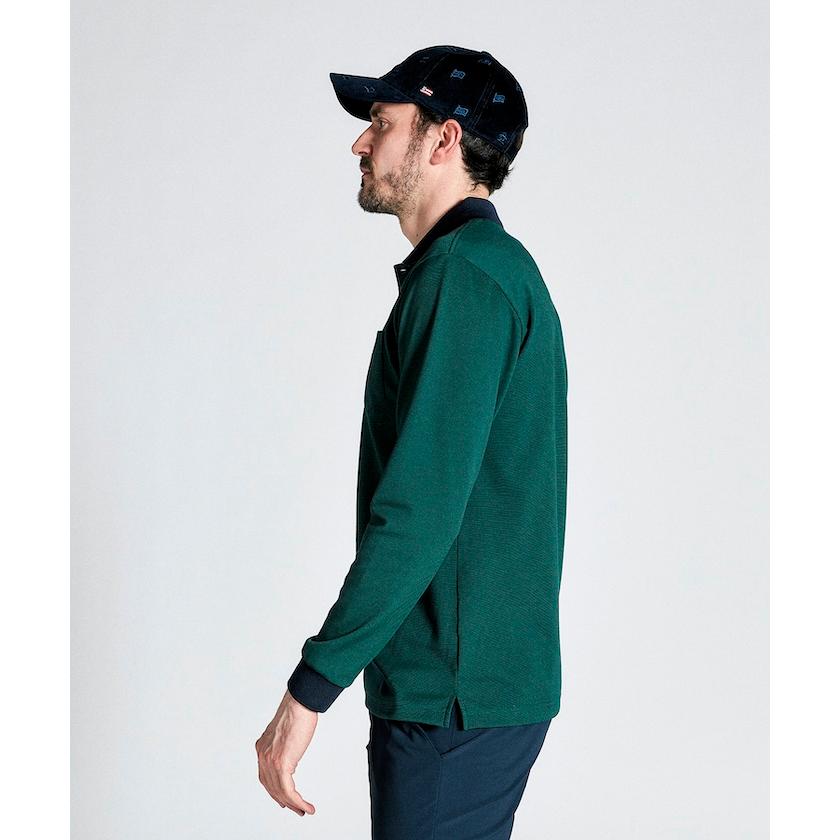 Munsingwear 公式 マンシングウェア ドット鹿の子 長袖