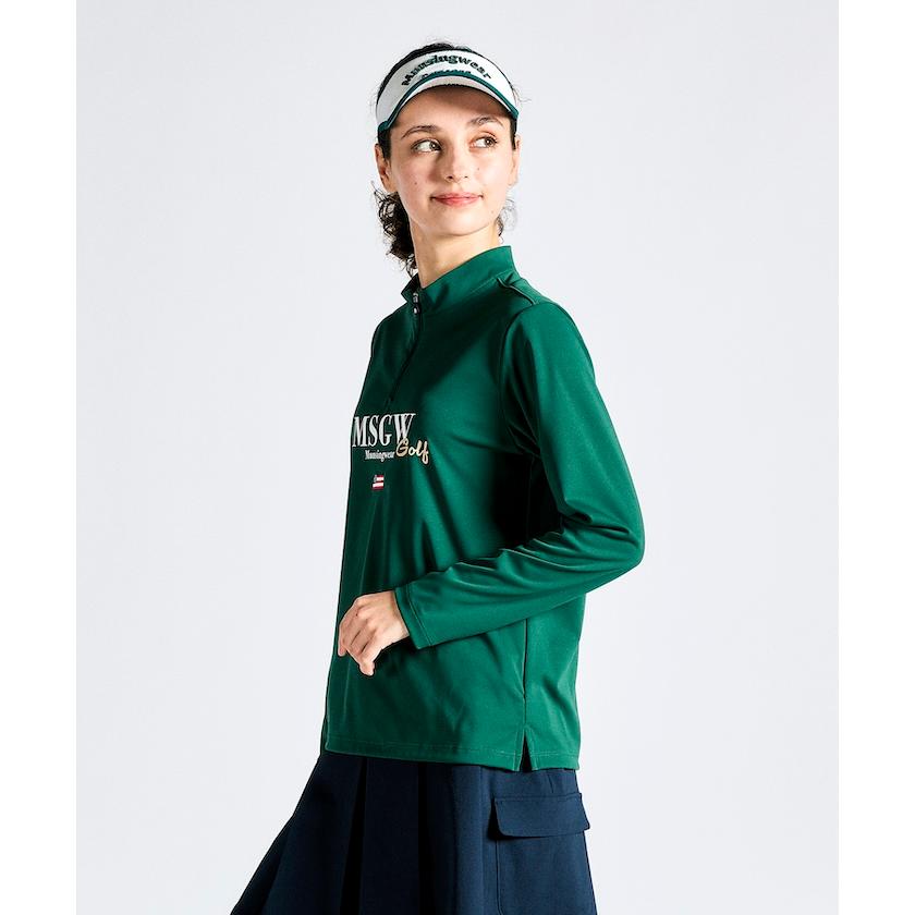 Munsingwear 公式 マンシングウェア ハーフジップ長袖シャツ