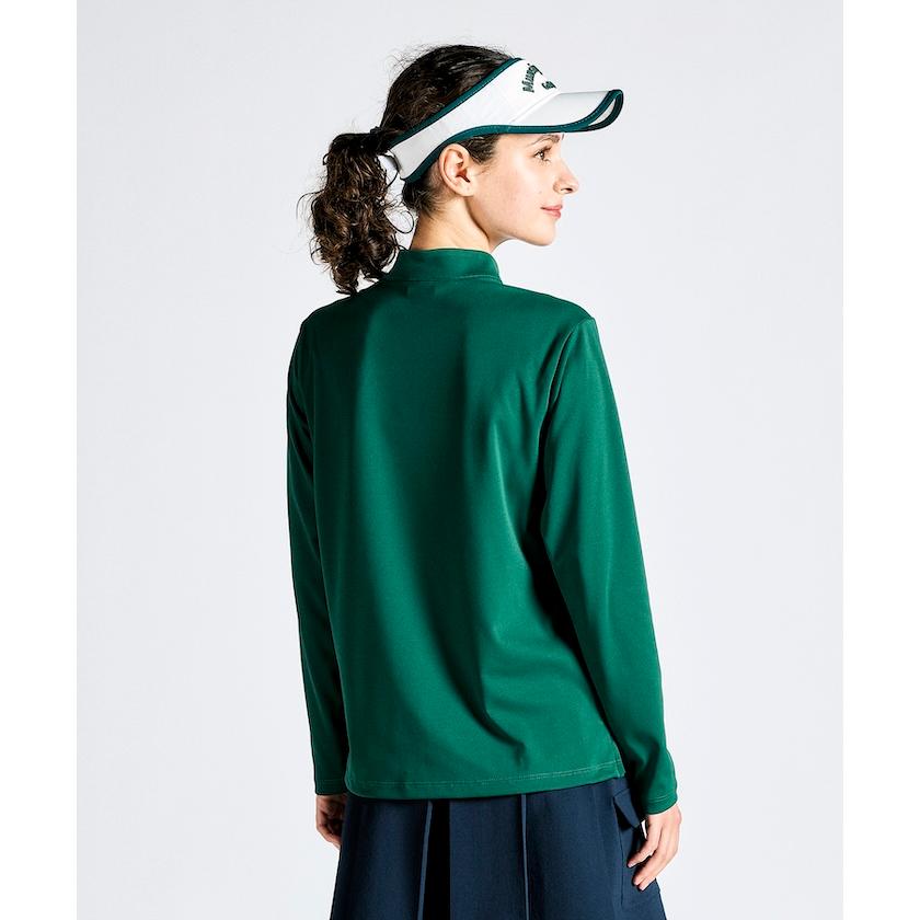 Munsingwear 公式 マンシングウェア ハーフジップ長袖シャツ