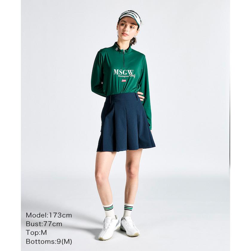 Munsingwear 公式 マンシングウェア ハーフジップ長袖シャツ