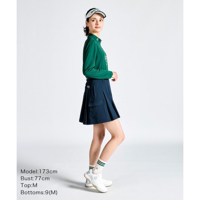 Munsingwear 公式 マンシングウェア ハーフジップ長袖シャツ