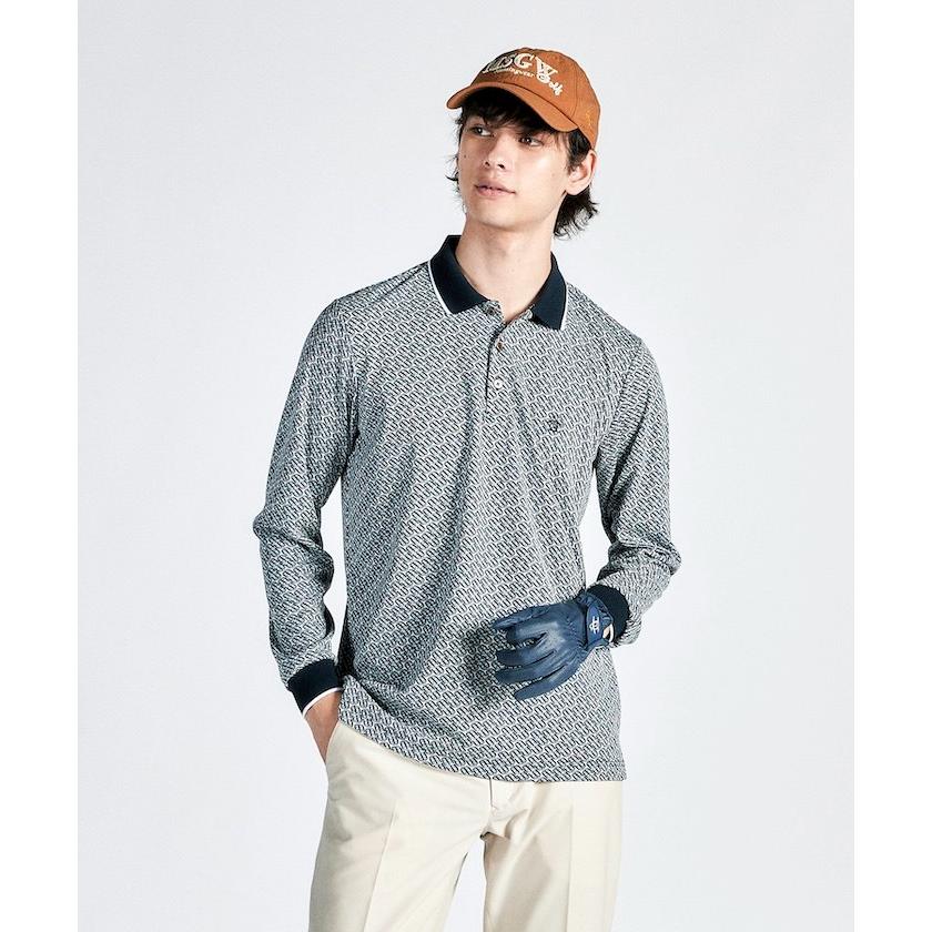 新品 マンシングウェア ゴルフ サンスクリーン 長袖ポロシャツ/LL