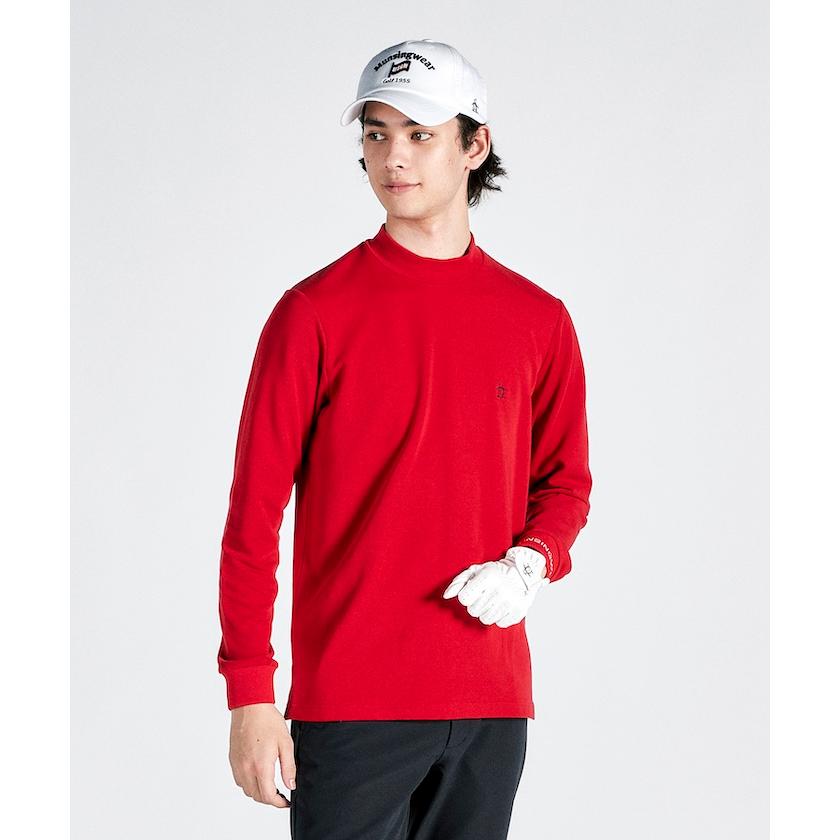 Munsingwear 公式 マンシングウェア 吸湿発熱 モックネック長袖シャツ