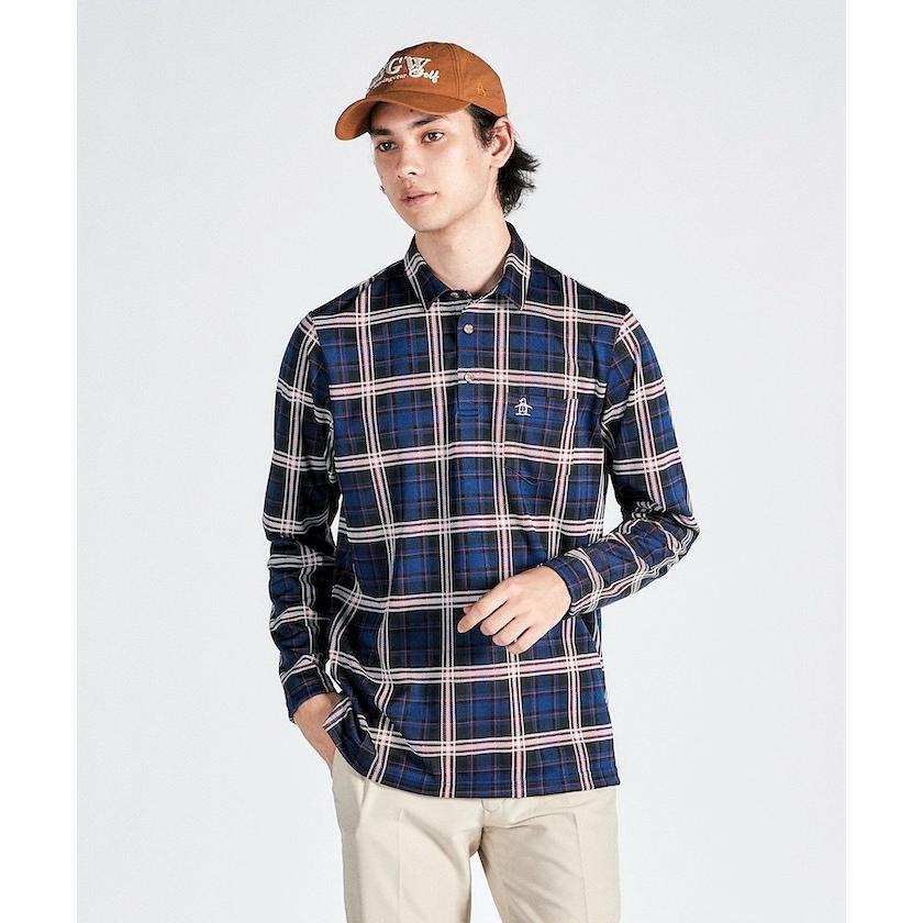 Munsingwear 公式 マンシングウェア チェックジャカード 長袖 Munsingwear 公式 マンシングウェア チェックジャカード 長袖