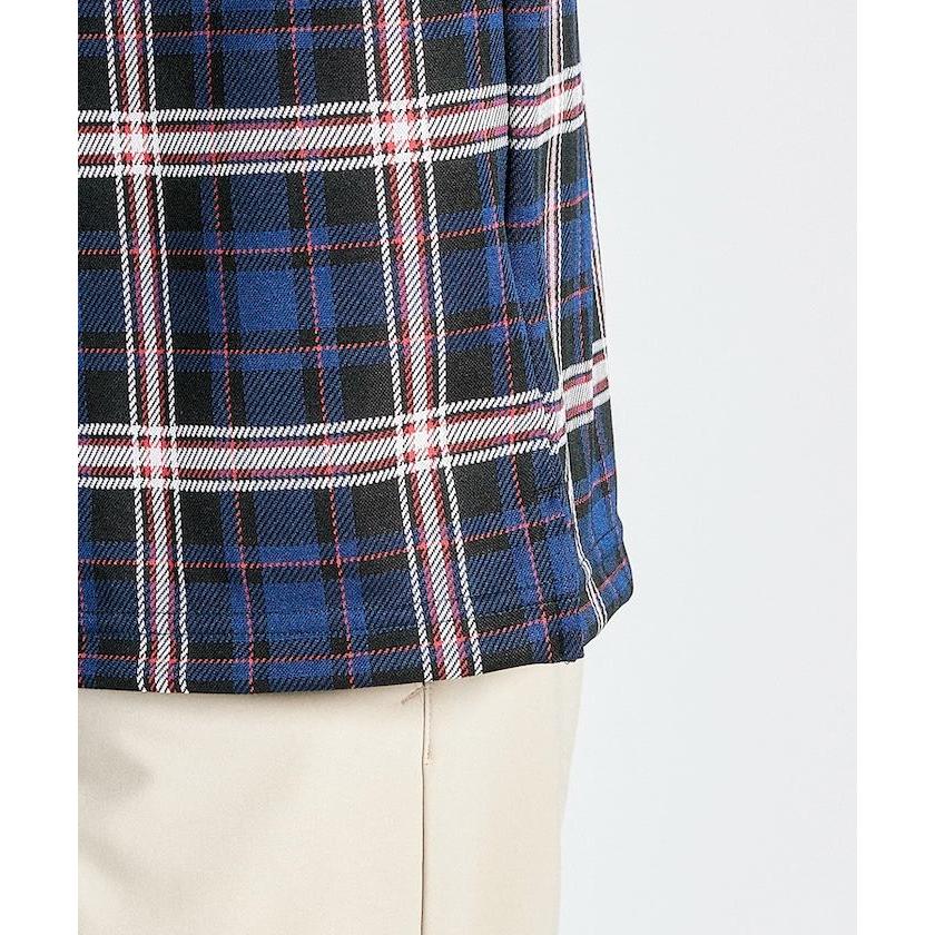 Munsingwear 公式 マンシングウェア チェックジャカード 長袖