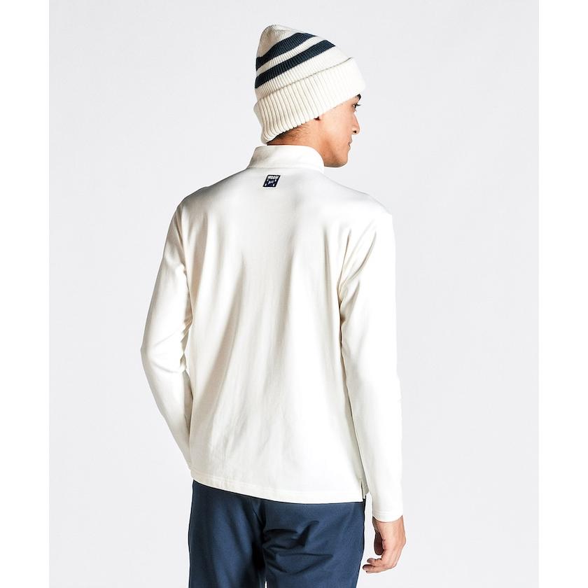 Munsingwear 公式 マンシングウェア 裏起毛 ハーフジップ長袖