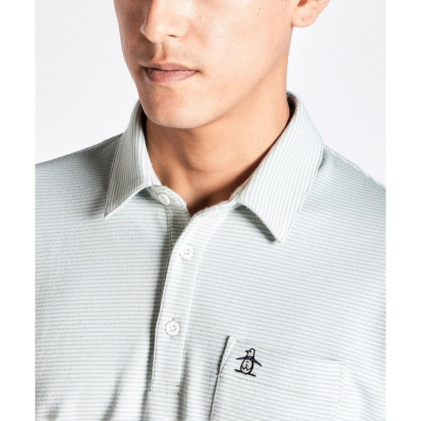 マンシングウェア　ENVOY ポロシャツ　メンズ Munsingwear 公式 マンシングウェア 細線ボーダー 長袖