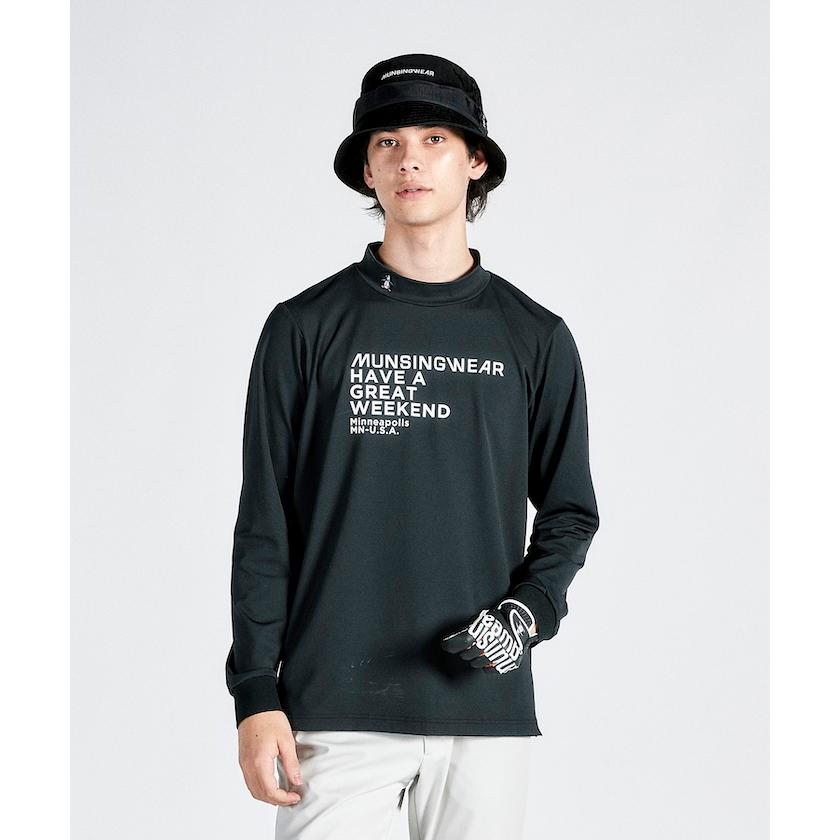 Munsingwear（マンシングウェア） 公式 モックネック 長袖シャツ