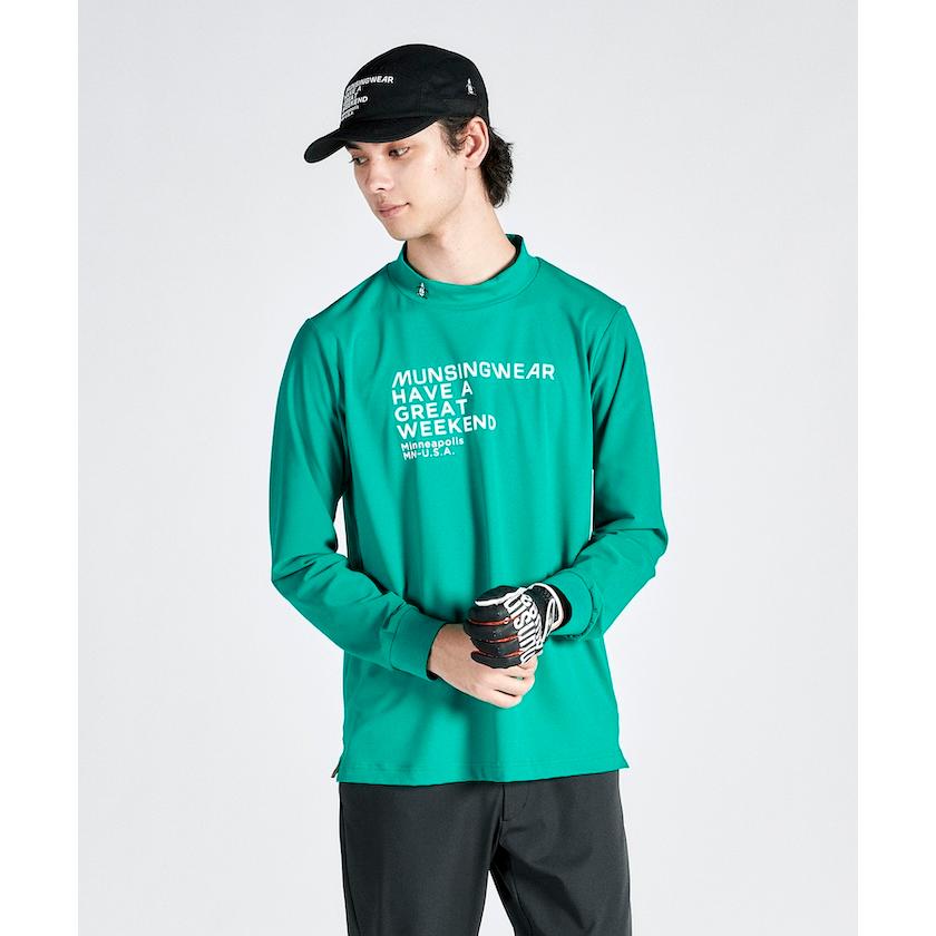 Munsingwear（マンシングウェア） 公式 モックネック 長袖シャツ