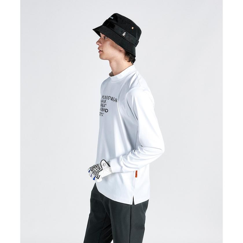 新品マンシングウェアゴルフウェア長袖シャツメンズフロントロゴ長袖シャツ L Amazon | [マンシングウェア] MG4FLS82M_NV00_M | アクティブ