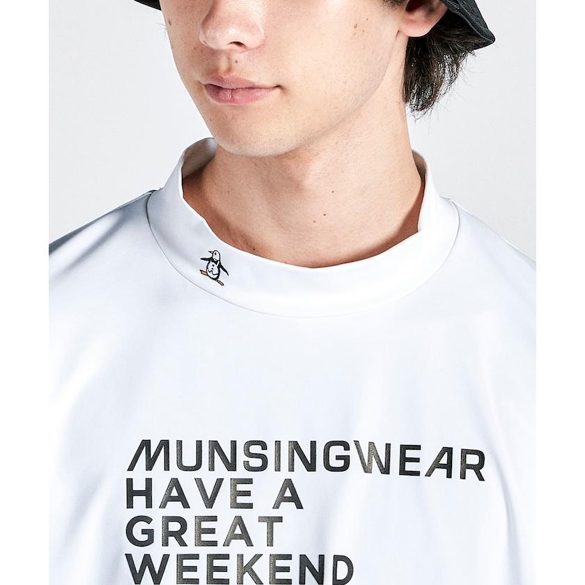 新品マンシングウェアゴルフウェア長袖シャツメンズフロントロゴ長袖シャツ L Amazon | [マンシングウェア] MG4FLS82M_NV00_M | アクティブ