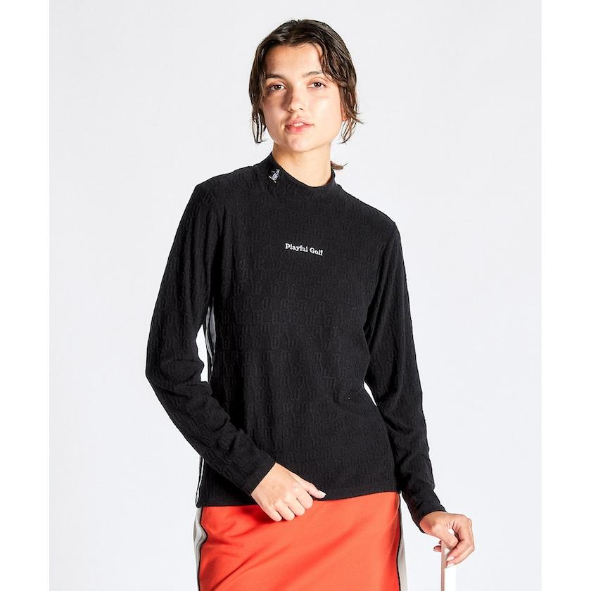 Munsingwear 公式 マンシングウェア ロゴジャカードベア天竺