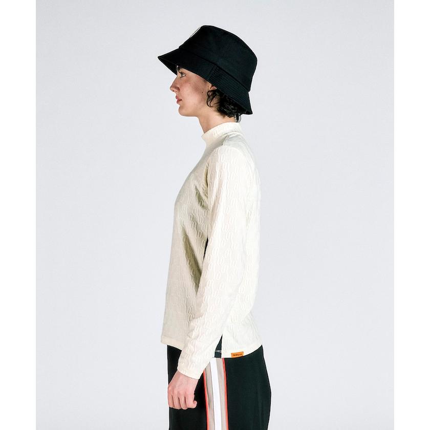 ○★訳有り新品未使用　G/FORE　ハイネックシャツ　36　ホワイト G/FORE ジーフォア 半袖ハイネックシャツ (M)(L)(LL) メンズ