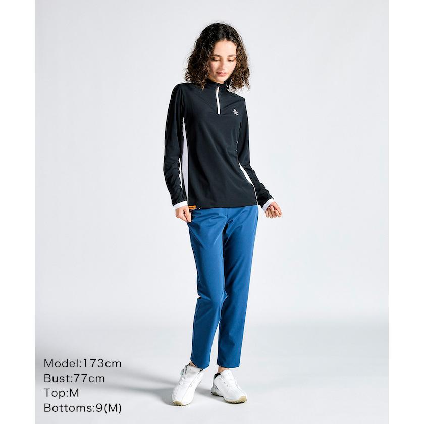 Munsingwear 公式 マンシングウェア ハーフジップ長袖シャツ