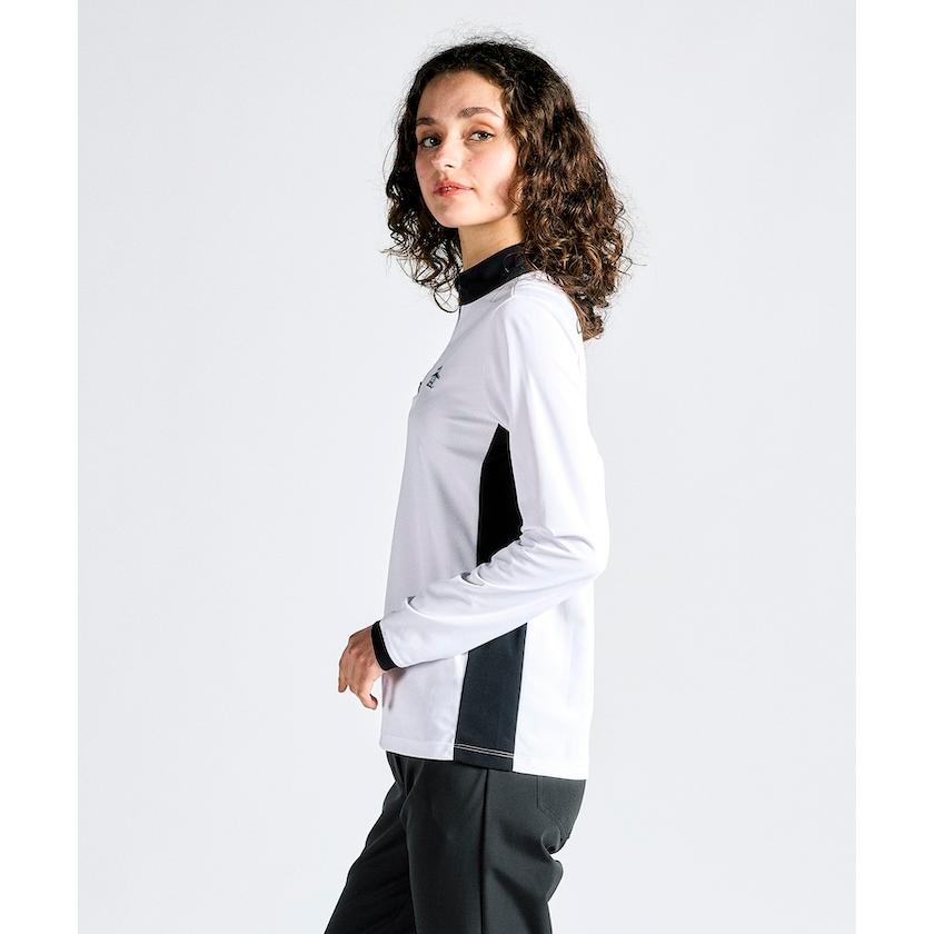 Munsingwear 公式 マンシングウェア ハーフジップ長袖シャツ