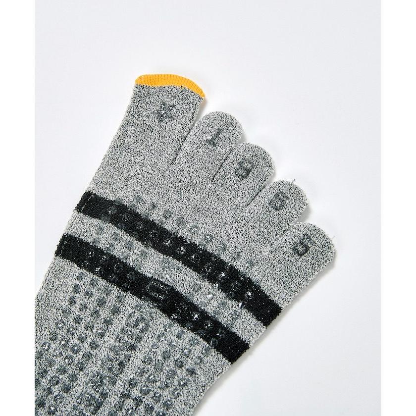 Munsingwear ボーダー長袖モックネックシャツLLとソックス5足セット Munsingwear（マンシングウェア） 公式 ミドル丈 5本指ソックス