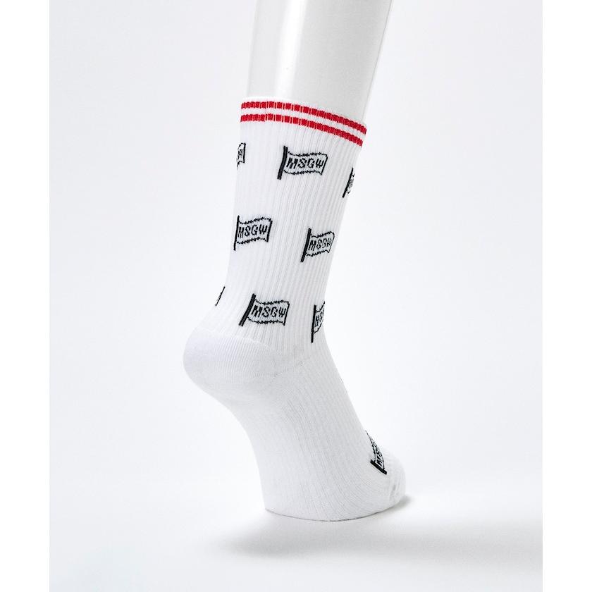 Munsingwear 公式 マンシングウェア ミドル丈ソックス レディース 足底