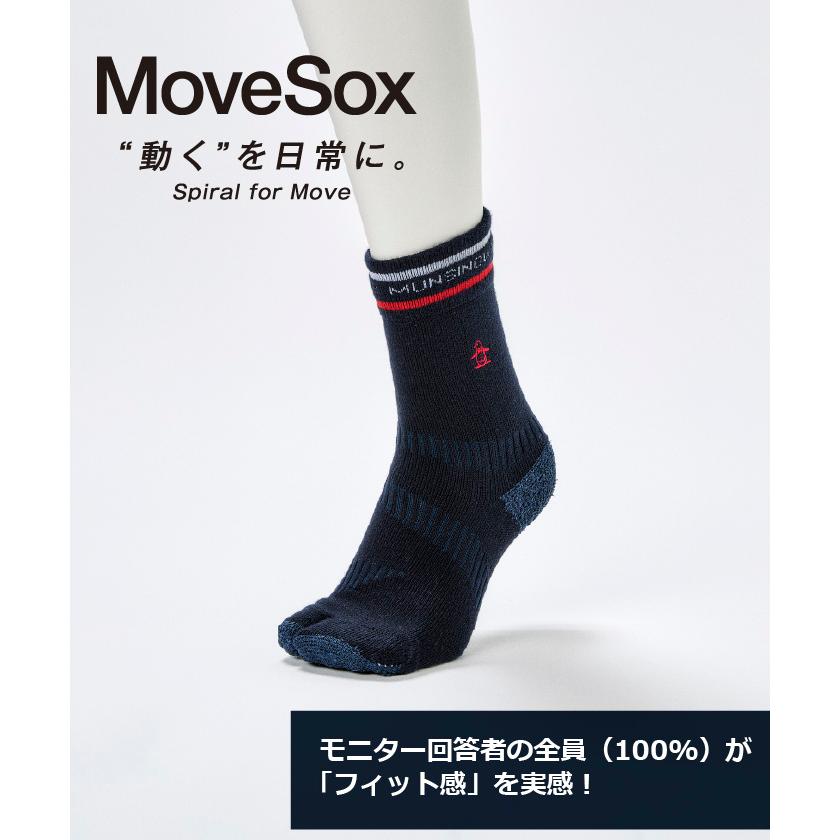 Munsingwear（マンシングウェア） 公式 タビ型 MoveSox レディース