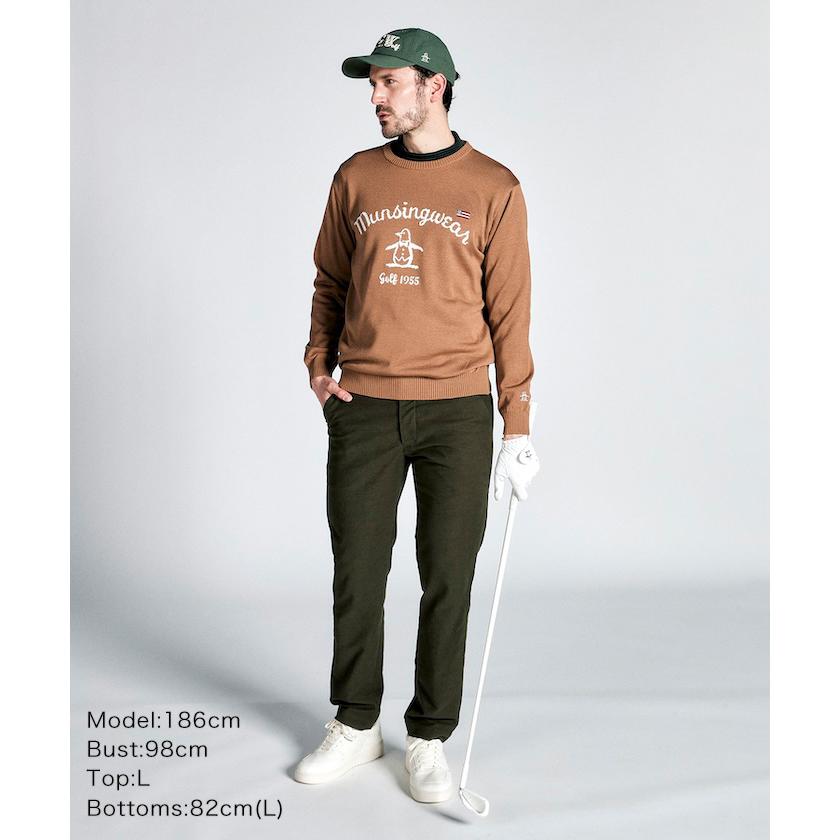 Munsingwear 公式 マンシングウェア インターシャロゴクルー Munsingwear 公式 マンシングウェア インターシャロゴクルー