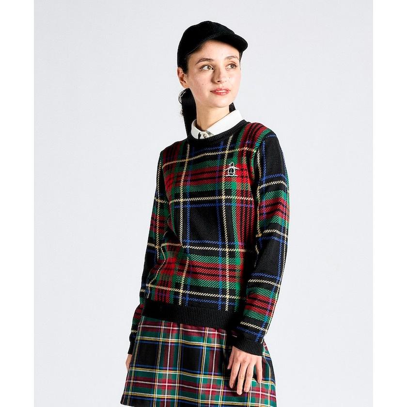 Munsingwear（マンシングウェア） 公式 チェック柄 クルーネック