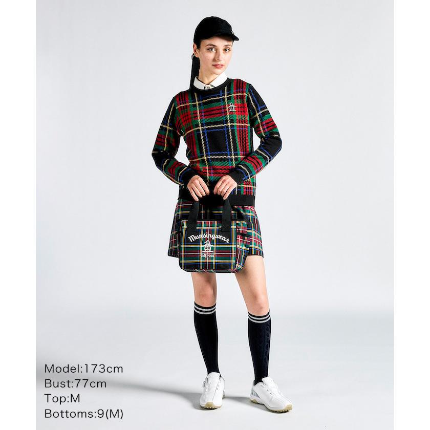 Munsingwear（マンシングウェア） 公式 チェック柄 クルーネック